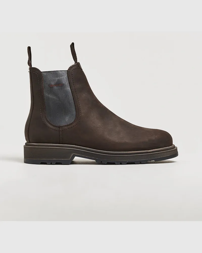 Gant Blisdor Nubuck Chelsea Boot Dark Brown Braun