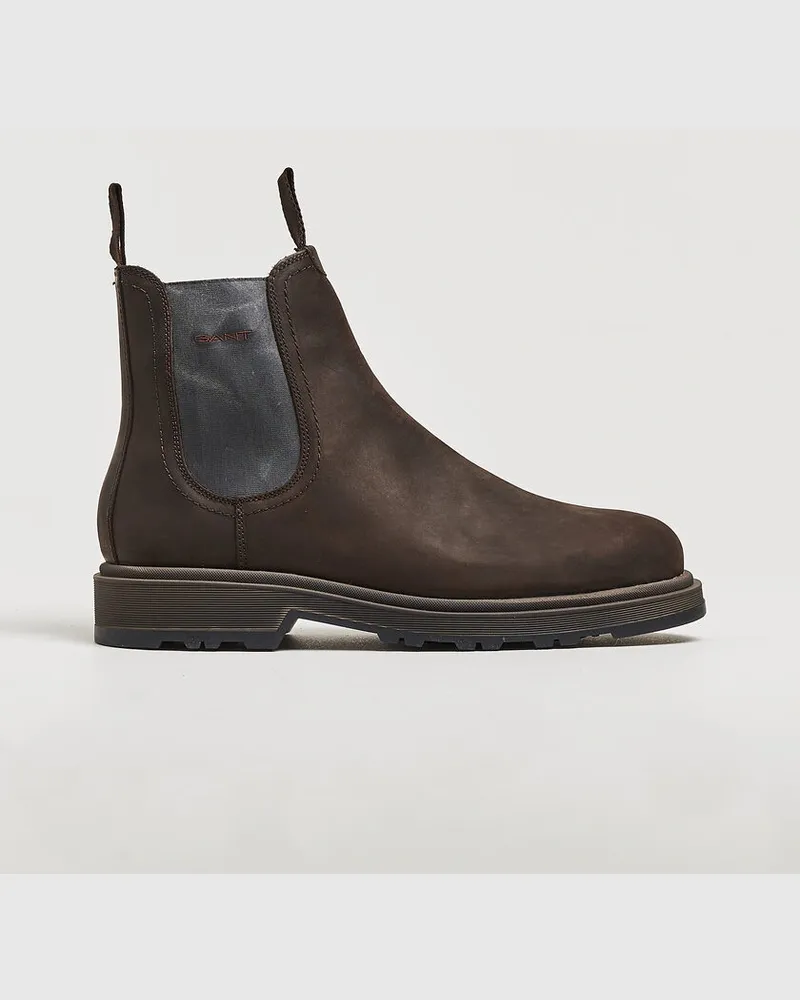 Gant Blisdor Nubuck Chelsea Boot Dark Brown Braun