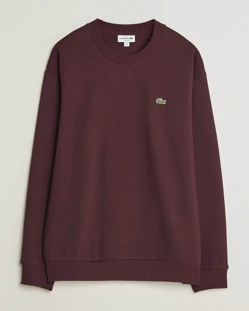 Lacoste Crew Neck Sweatshirt Oxalis Braun