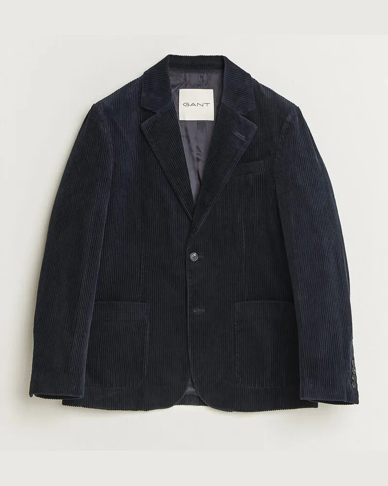 Gant Corduroy Blazer Evening Blue Blau
