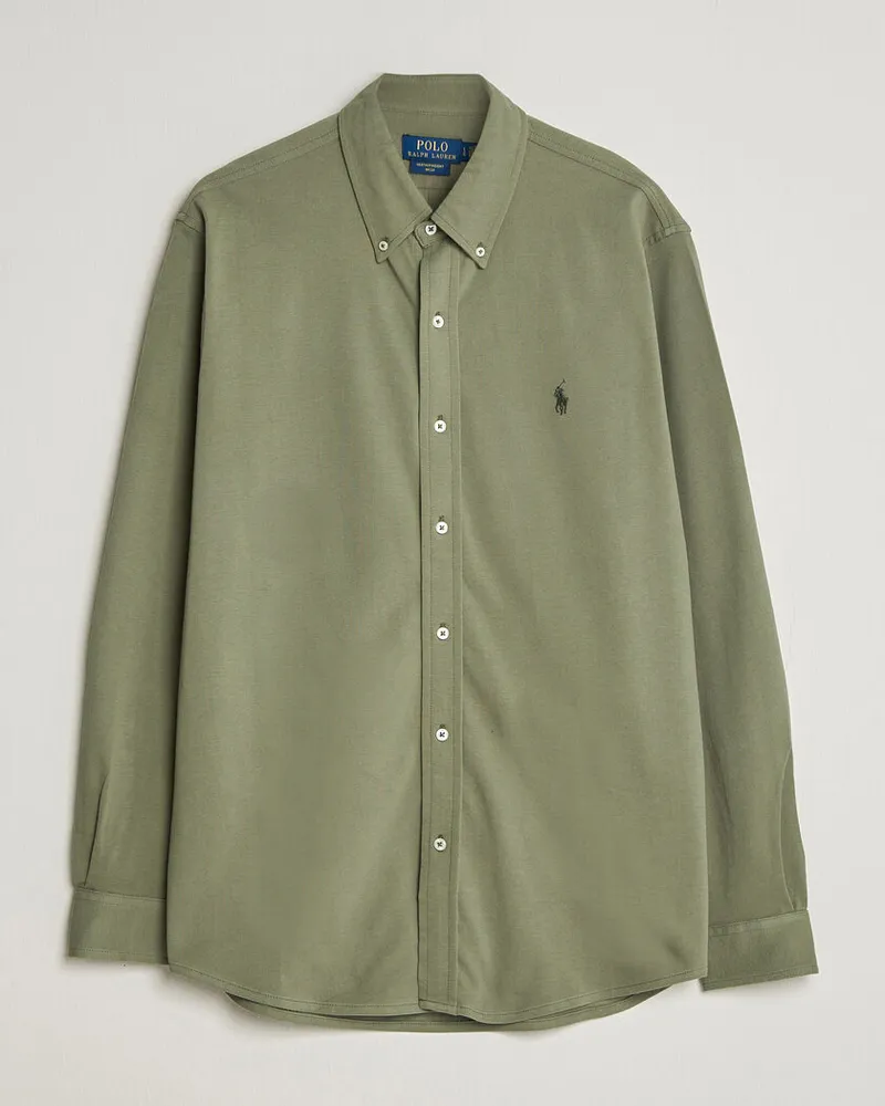 Ralph Lauren Featherweight Mesh Shirt Cruise Olive Grün