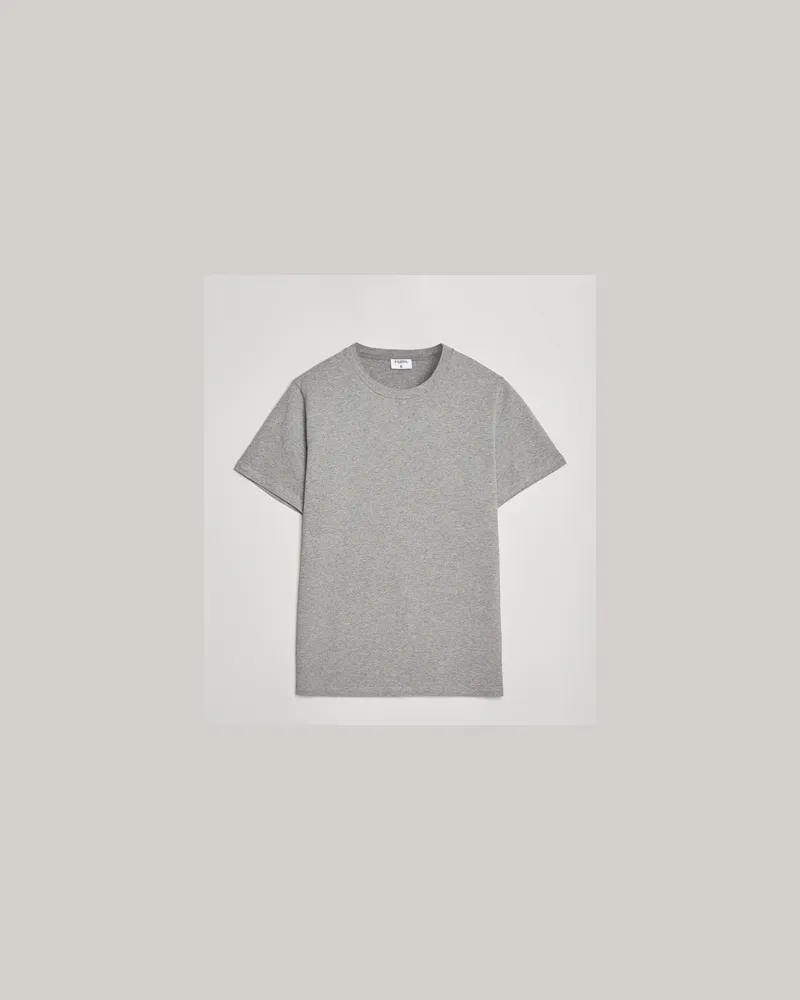 Filippa K Soft Lycra T-Shirt Mid Grey Melange Grau
