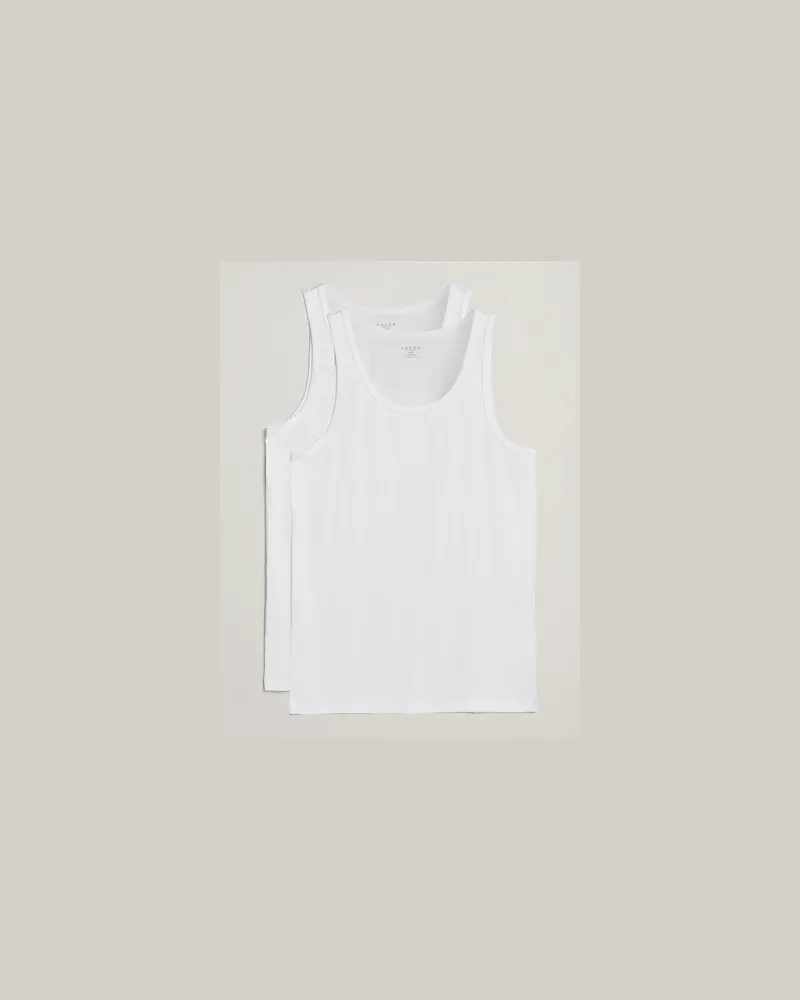 Falke 2-Pack Cotton Tank Top White Weiß