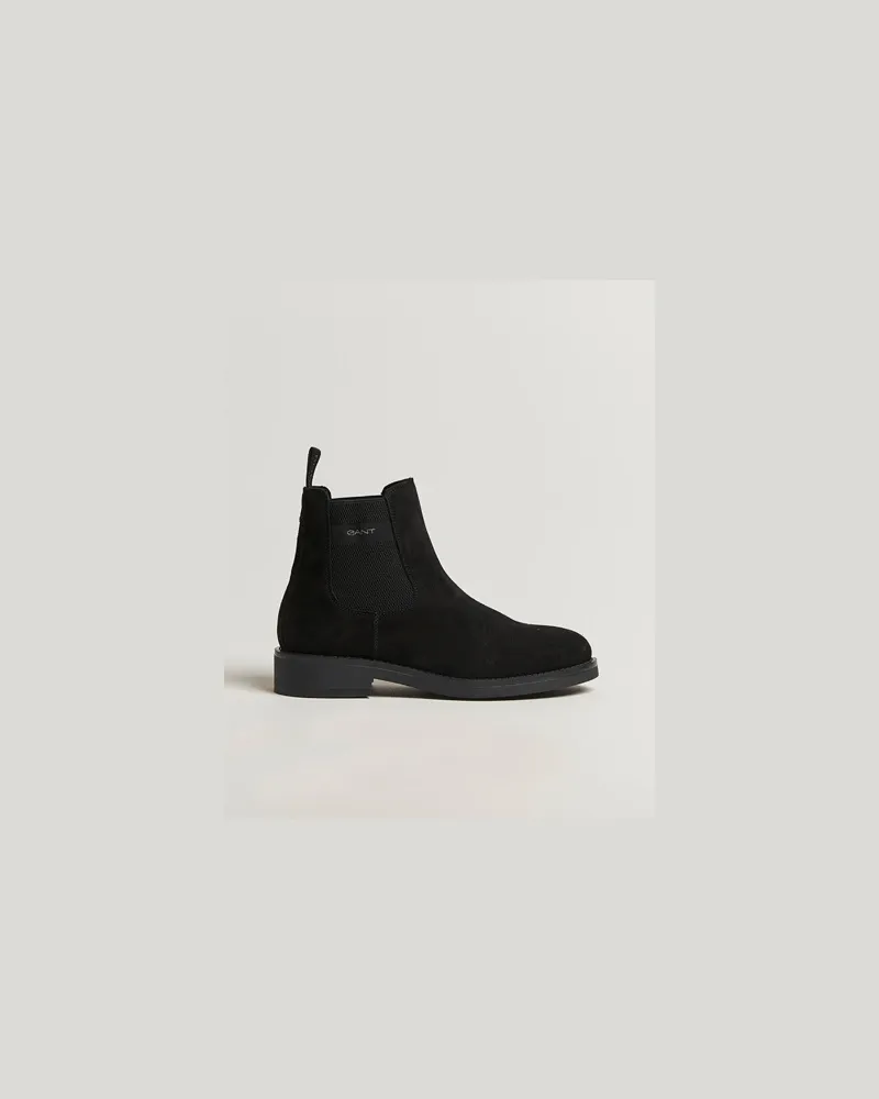 Gant Prepdale Suede Chelsea Boot Black Schwarz