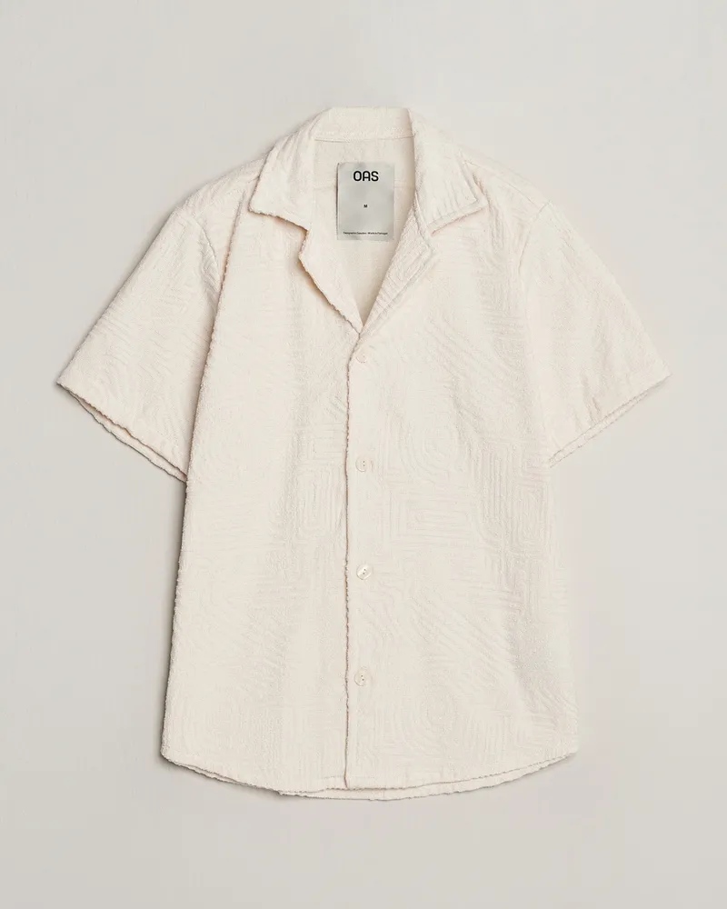OAS Terry Cuba Short Sleeve Shirt Golconda Weiß