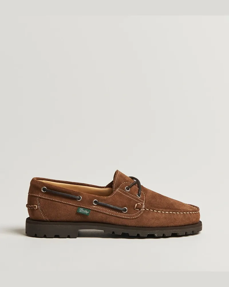Paraboot Malo Moccasin Cognac Suede Braun