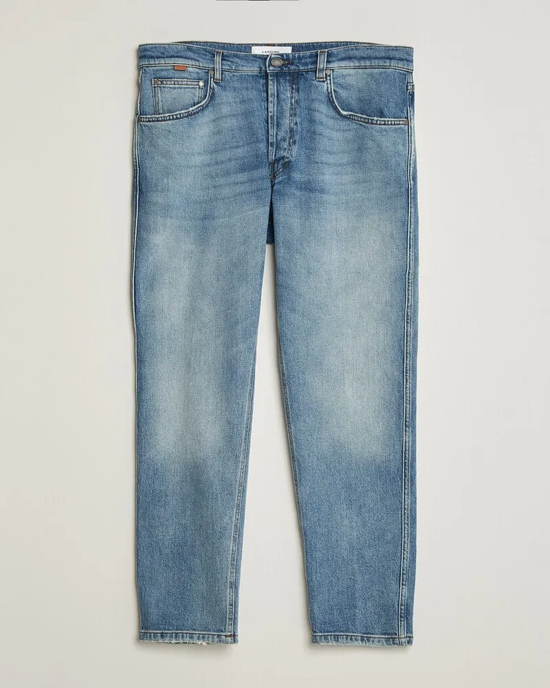 LARDINI Cotton Denim Blue Blau