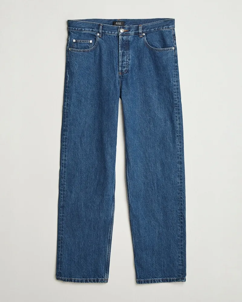 A.P.C. Fairfax Jeans Washed Indigo Blau