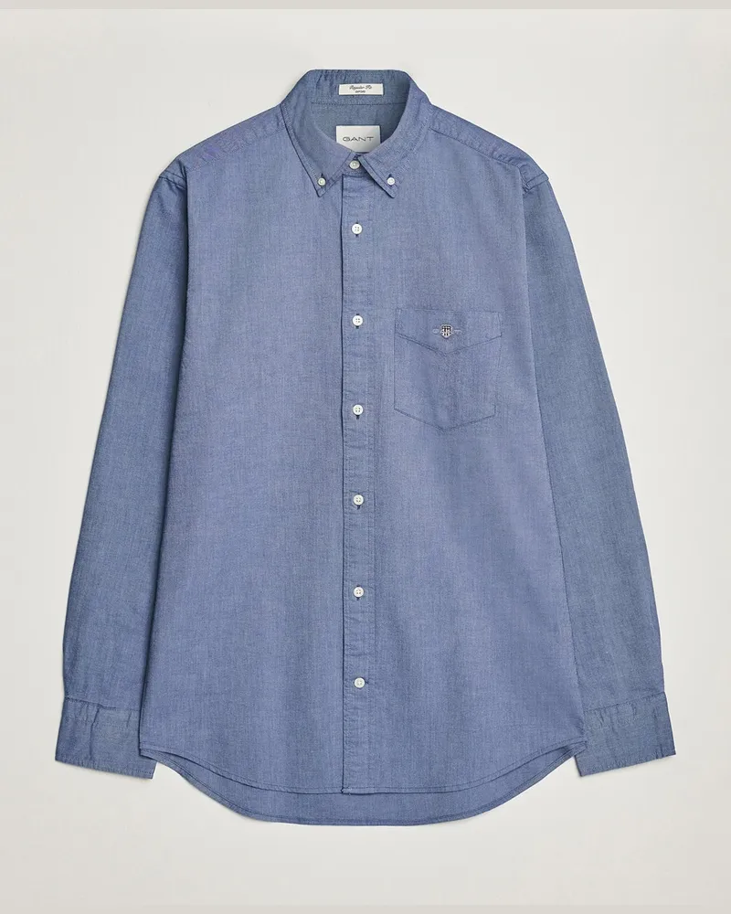 Gant Regular Fit Oxford Shirt Persian Blue Blau