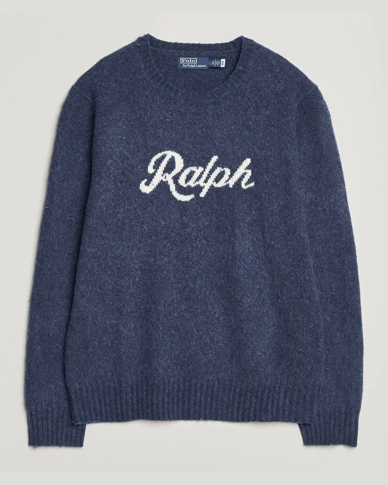 Ralph Lauren Wool/Cashmere Pullover Navy Combo Blau