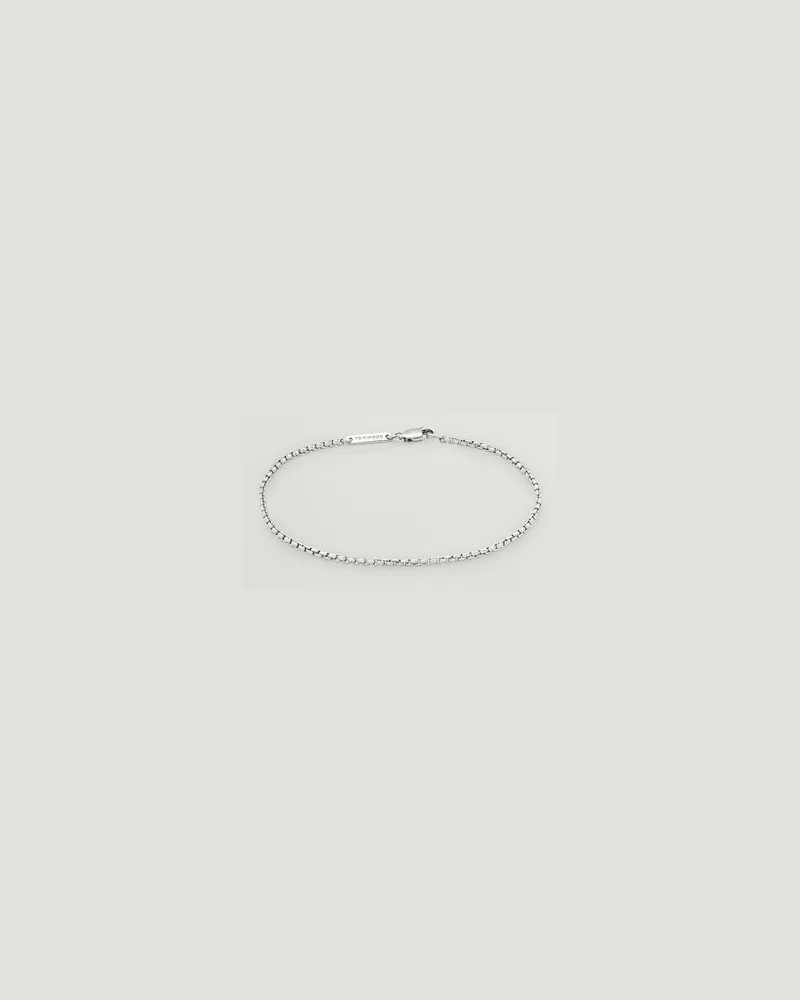 Tom Wood Lee Bracelet Slim Silver Silber