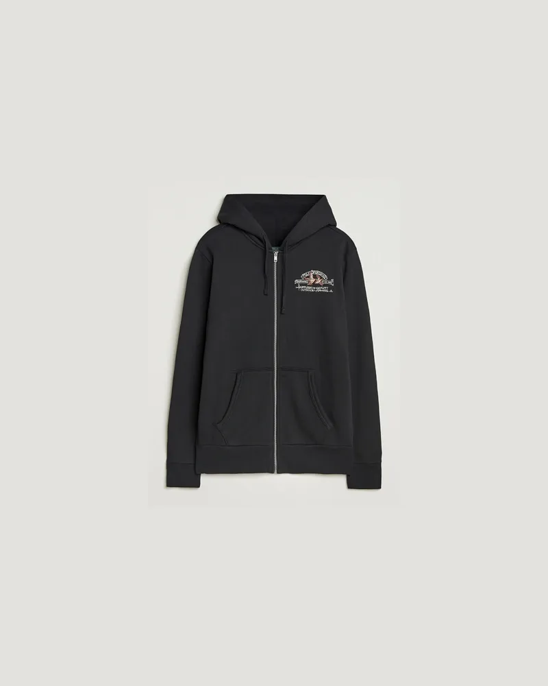 Ralph Lauren Back Print Full-zip Polo Black Schwarz
