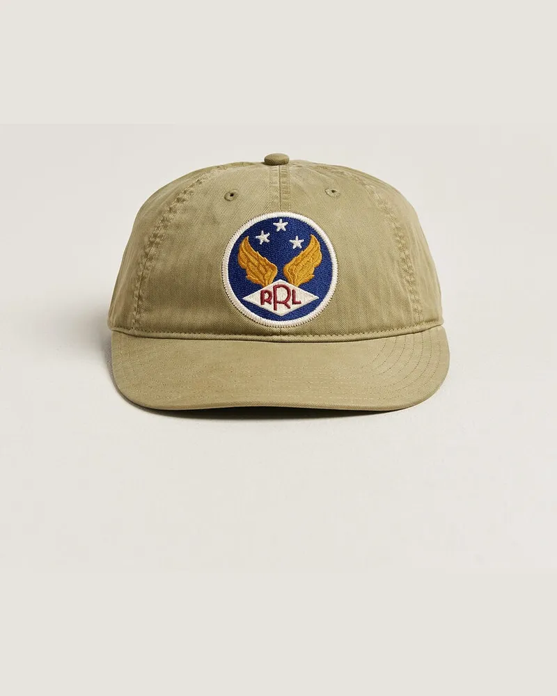 RRL Garment Dyed Ball Cap Beige Grün