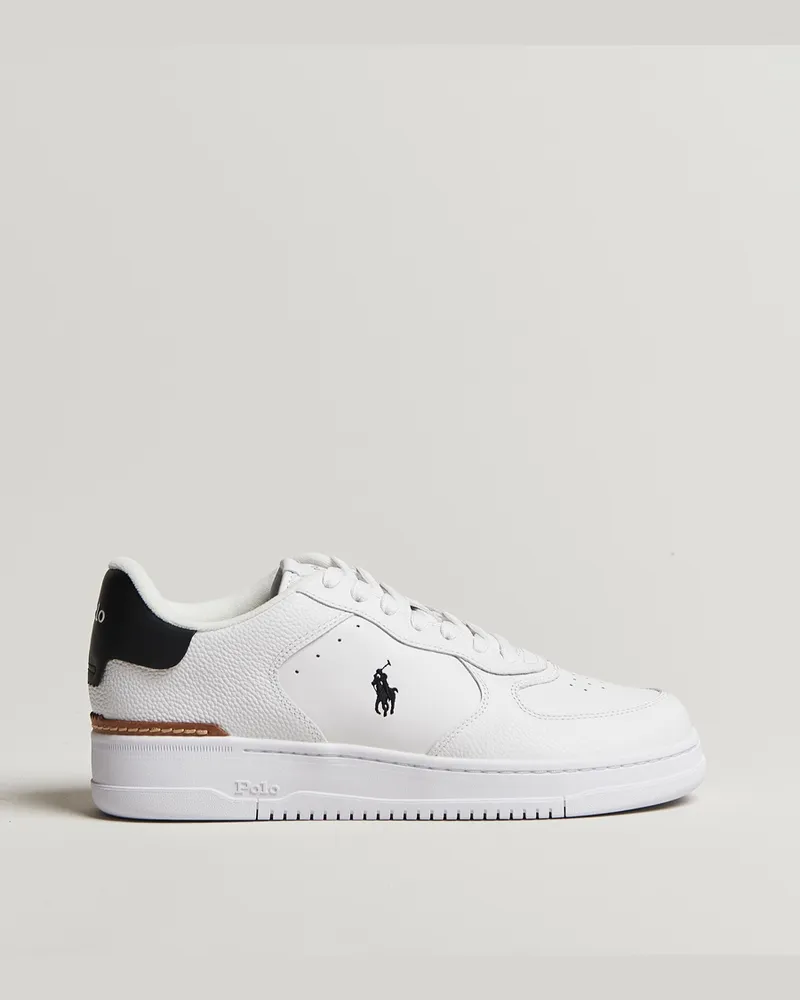 Ralph Lauren Masters Court Sneakers White/Black Weiß