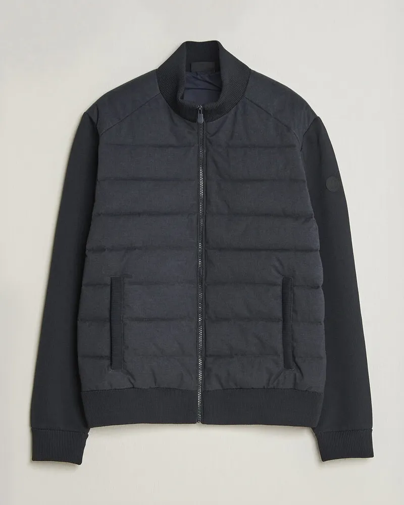 Save The Duck Lasse Padded Hybrid Jacket Navy Blue Melange Blau