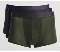3-Pack Boxer Trunk Black/Army Green/Navy