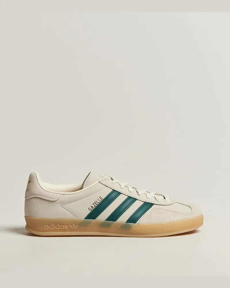 adidas Gazelle Indoor Sneaker Beige/Green Beige