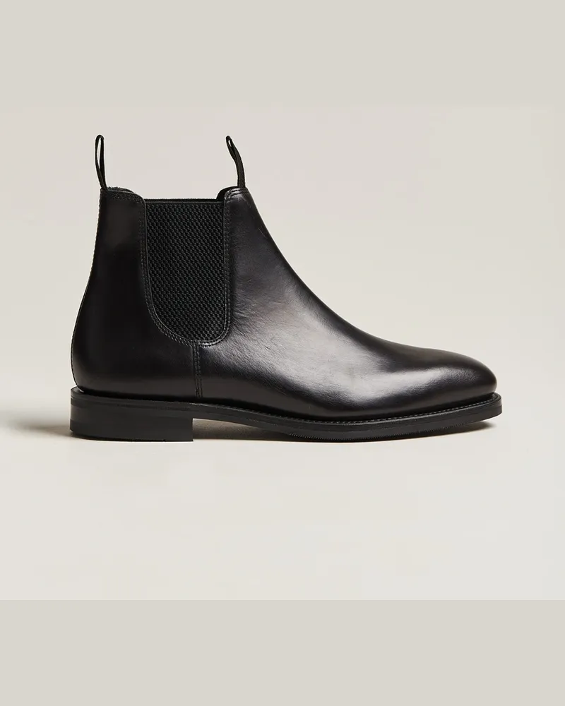 Loake 1880 Emsworth Chelsea Boot Black Leather Schwarz