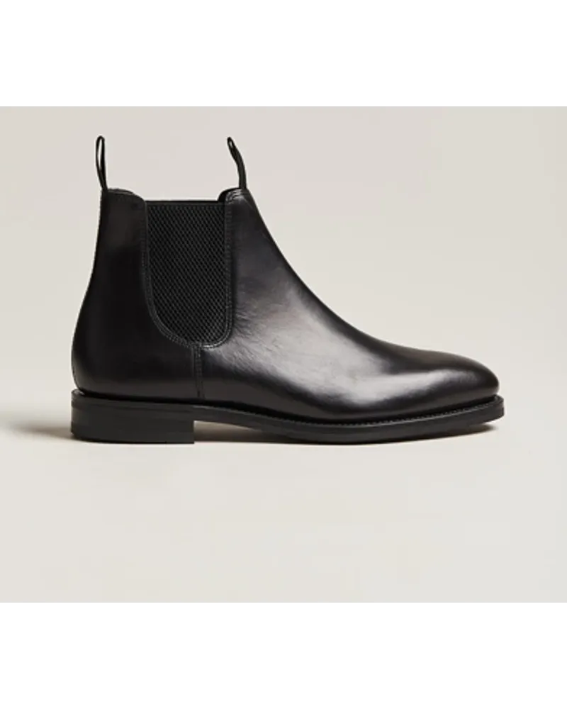 Loake 1880 Emsworth Chelsea Boot Black Leder Schwarz