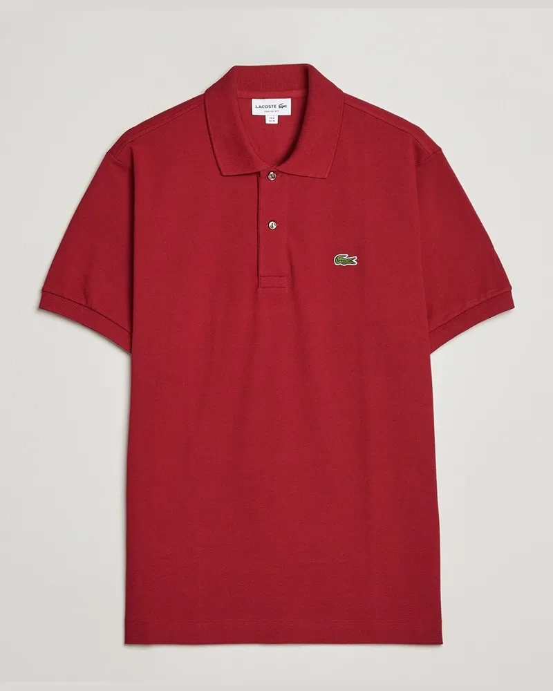Lacoste Original Polo Piké Bordeaux Rot