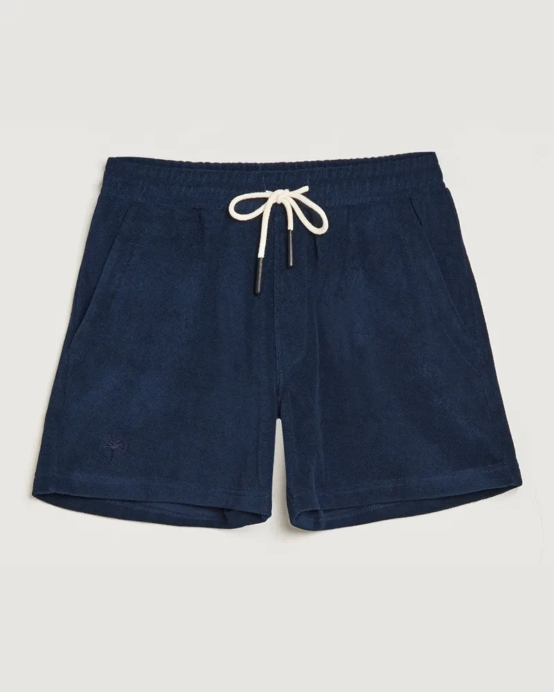 OAS Terry Shorts Navy Blau