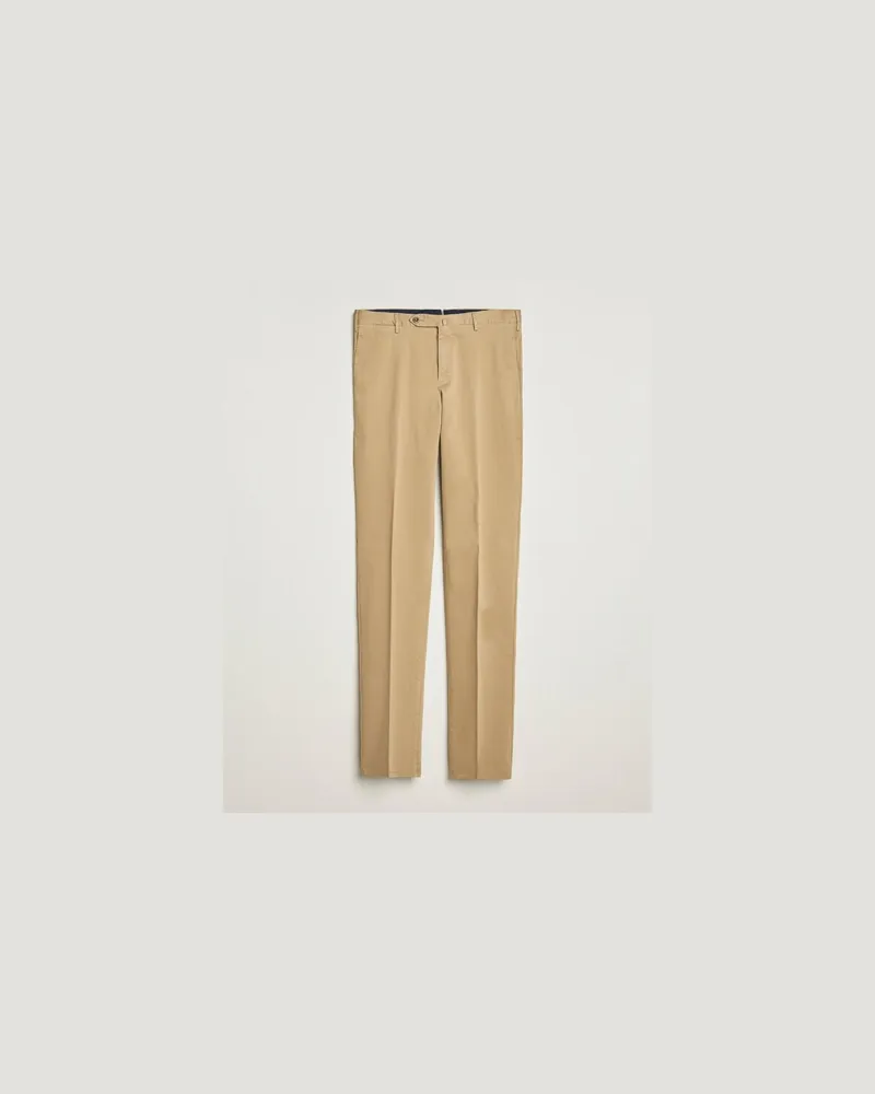 Pantaloni Torino Slim Fit Cotton/Stretch Trousers Beige Beige
