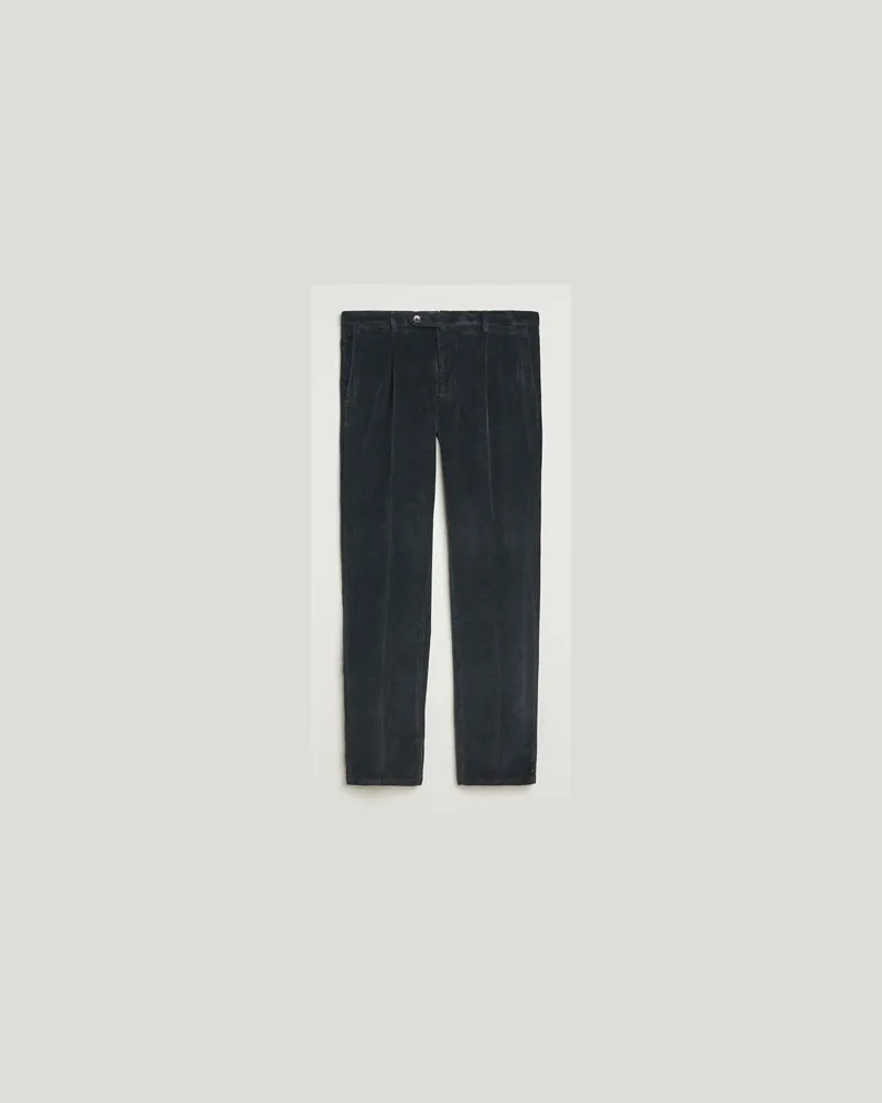 Briglia 1949 Easy Fit Corduroy Trousers Black Schwarz