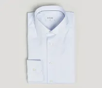 Slim Fit Twill Hairline Stripe Shirt Blue/White