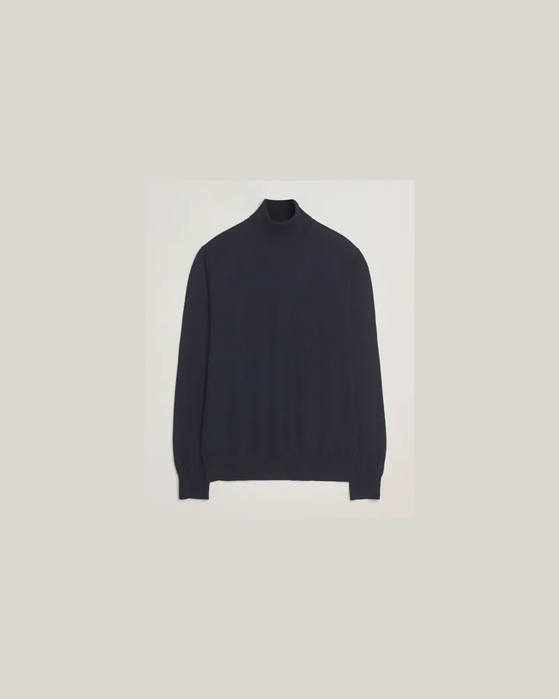 Tiger of Sweden Nevile Extra Fine Merino Polo Light Ink Blau