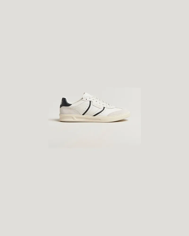 Fred Perry B4 Leather/Suede Sneaker Snow White Weiß