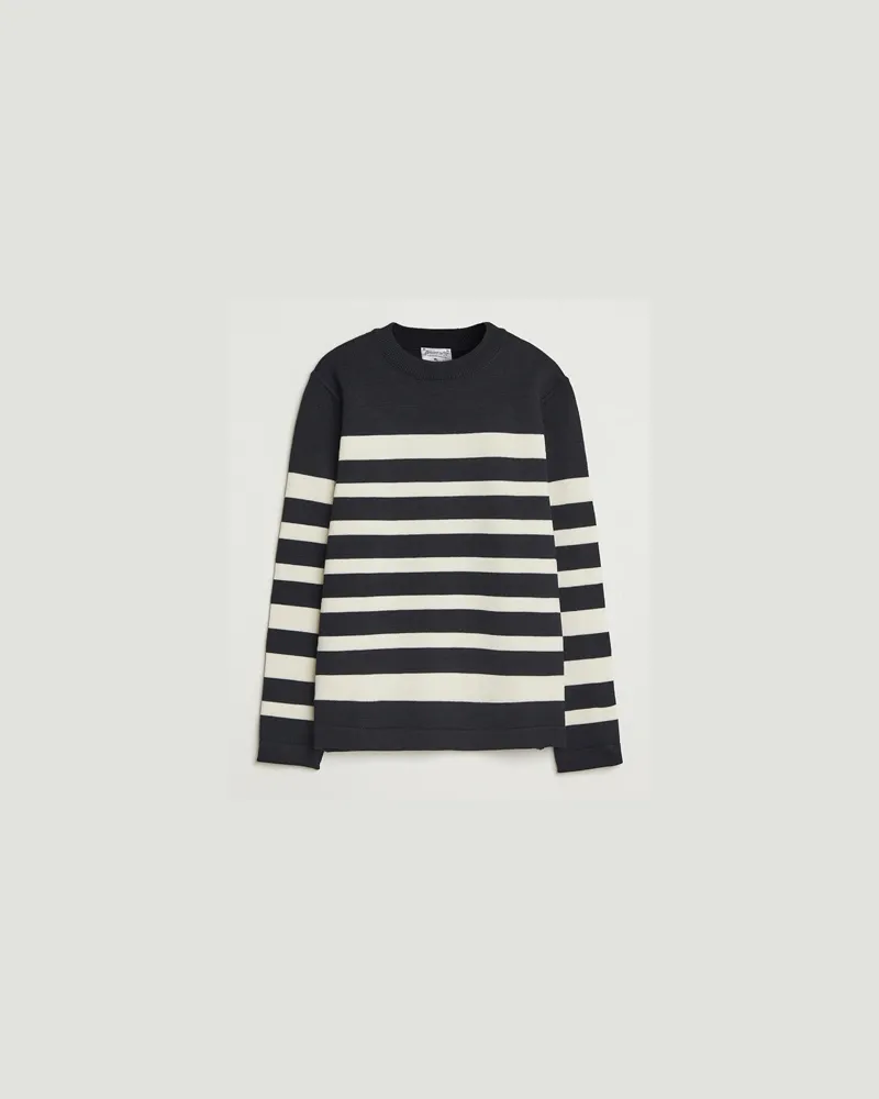 S.N.S Herning S.N Herning Given Wool Crew Neck Navy/White Schwarz