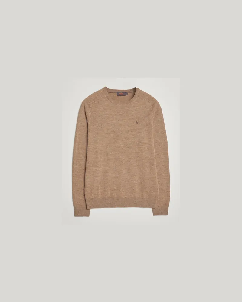 Morris Merino O-Neck Camel Beige