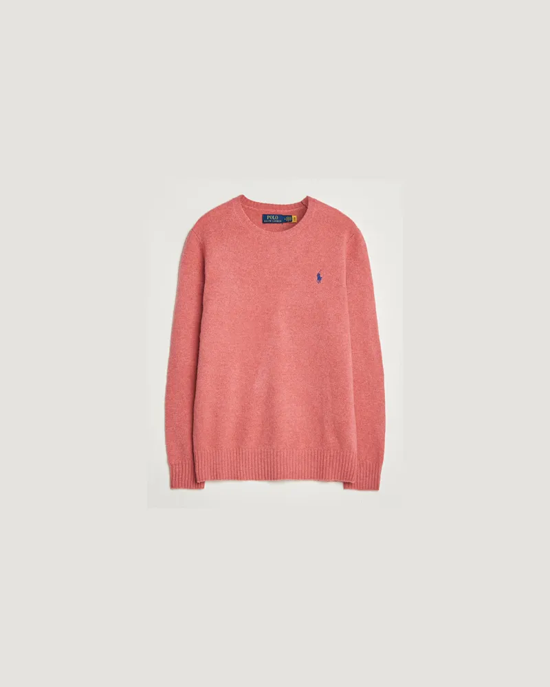 Ralph Lauren Wool/Cashmere Crew Neck Strawberry Gelato Rosa