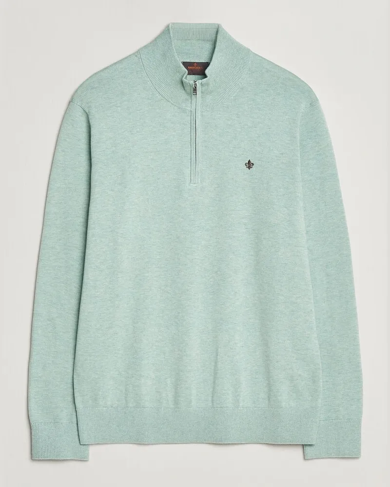 Morris Riley Half-Zip Green Grün