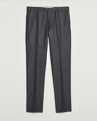 Incotex Slim Fit Houndstooth Flannel Trousers Light Grey Grau