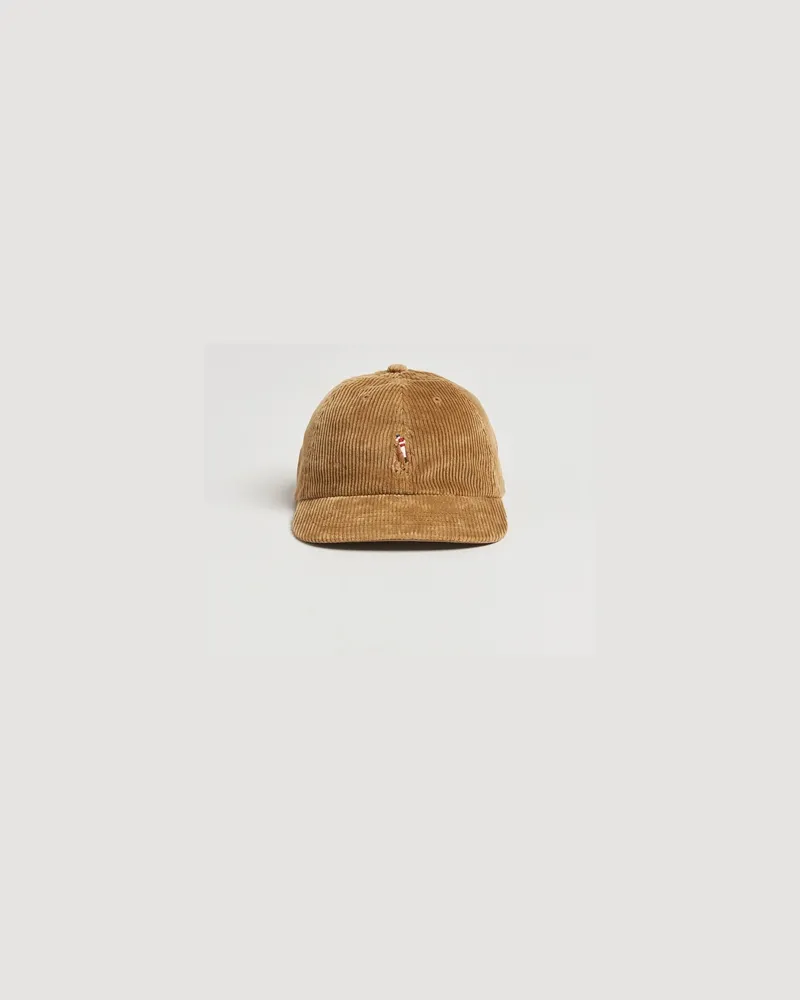 Ralph Lauren Corduroy Cap Dispatch Tan Braun