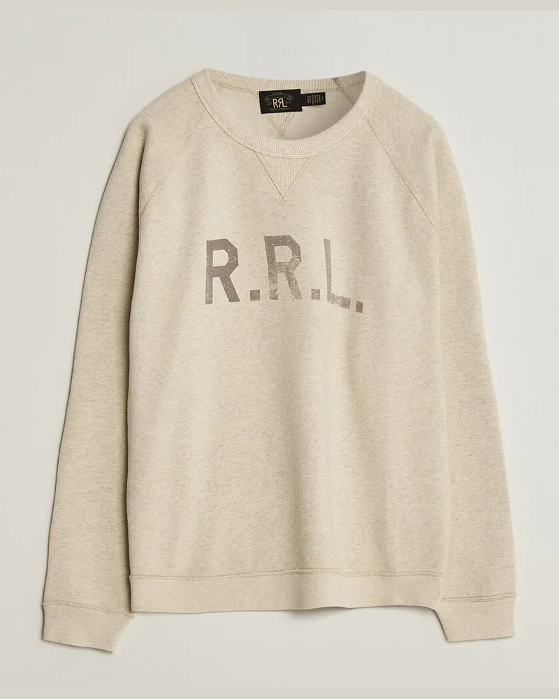 RRL Raglan Sleeve Sweatshirt Oatmeal Heather Beige