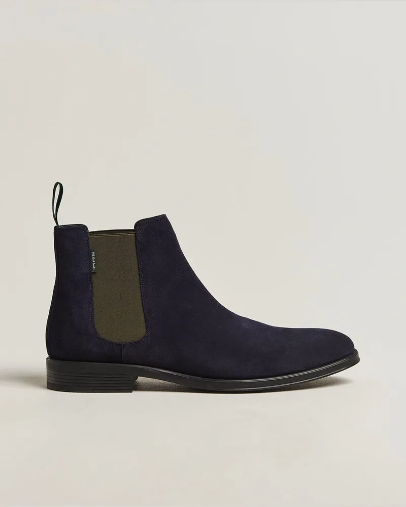 Paul Smith Augustus Suede Chelsea Boot Dark Navy Blau