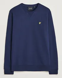 Lyle & Scott Organic Baumwoll Rundhals Navy Blau