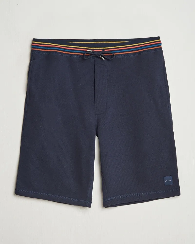 Paul Smith Artist Rib Sweatshorts Navy Blau