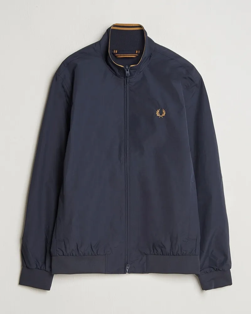 Fred Perry Brentham Jacket Navy Blau