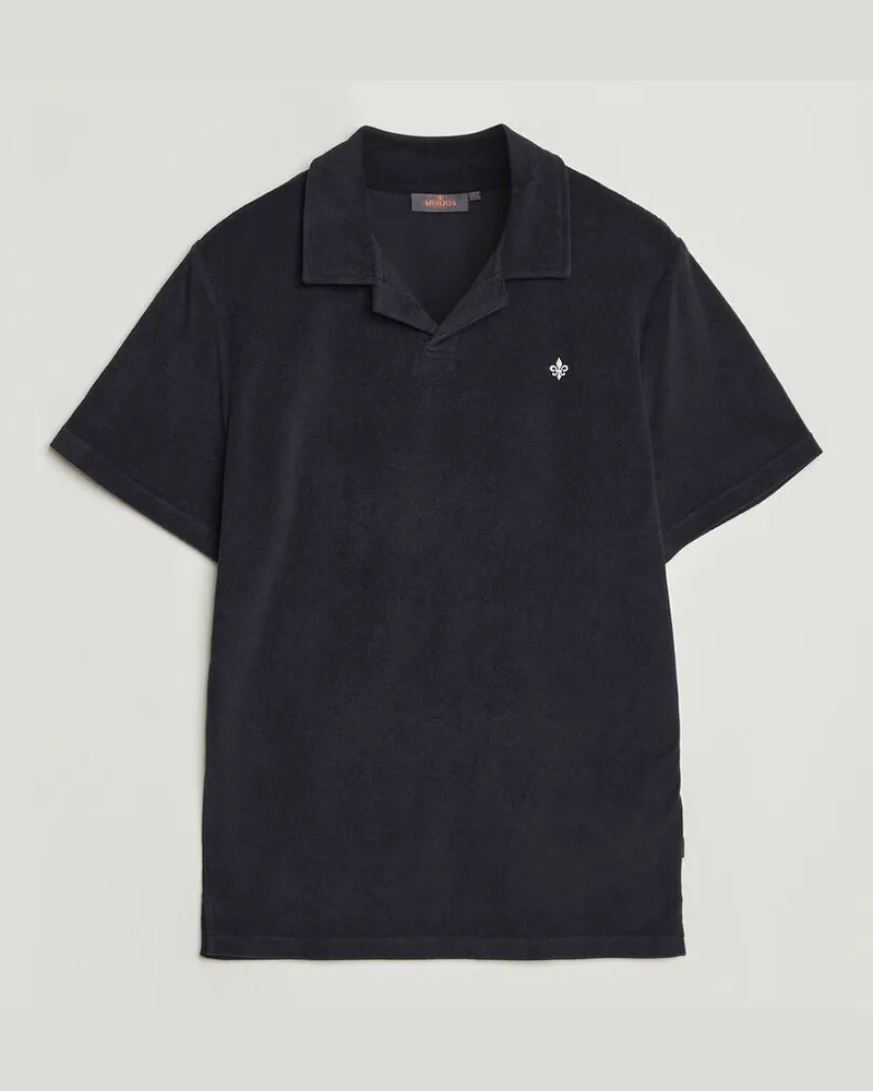 Morris Delon Terry Shirt Navy Blau
