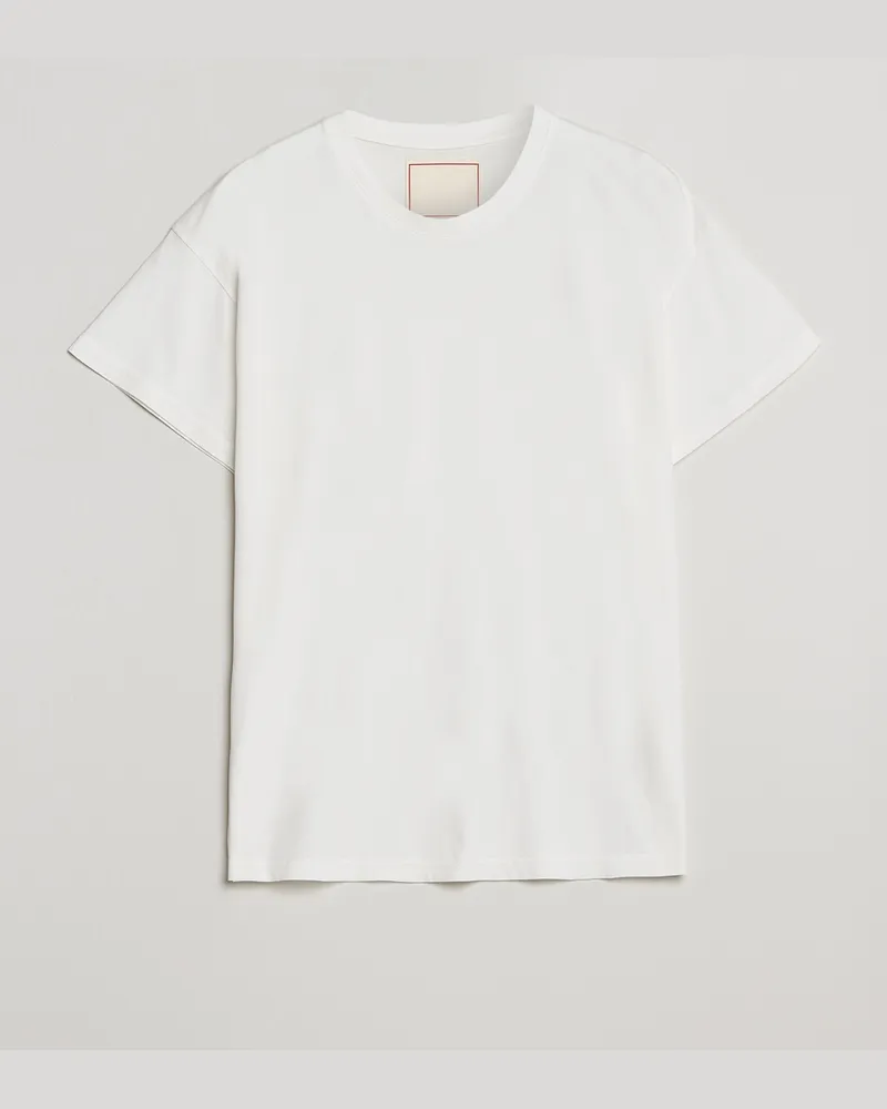 JEANERICA Marcel Crew Neck T-Shirt White Weiß