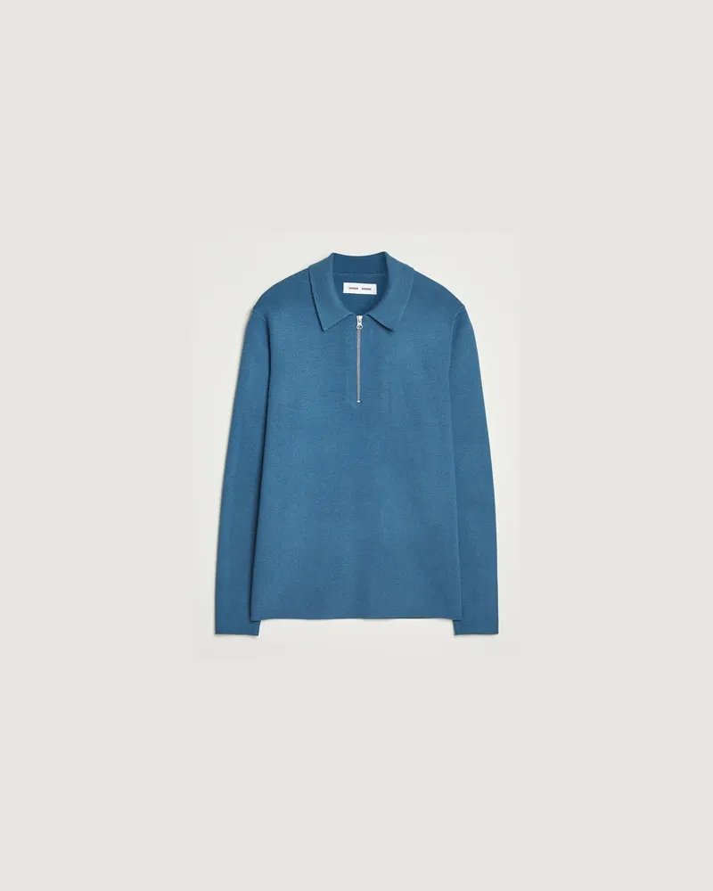 Samsøe & Samsøe Guna Half Zip Stellar Blue Blau
