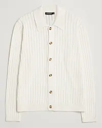 J.Lindeberg Edmondo Collar Cardigan Cloud White Weiß