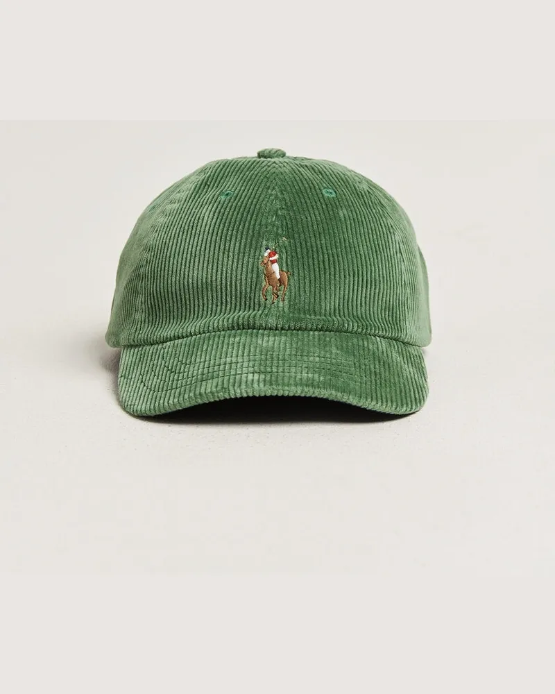 Ralph Lauren Corduroy Cap Meadow Green Grün