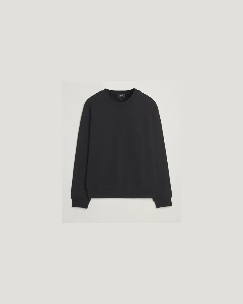 A.P.C. Embroidered APC Sweatshirt Black Schwarz