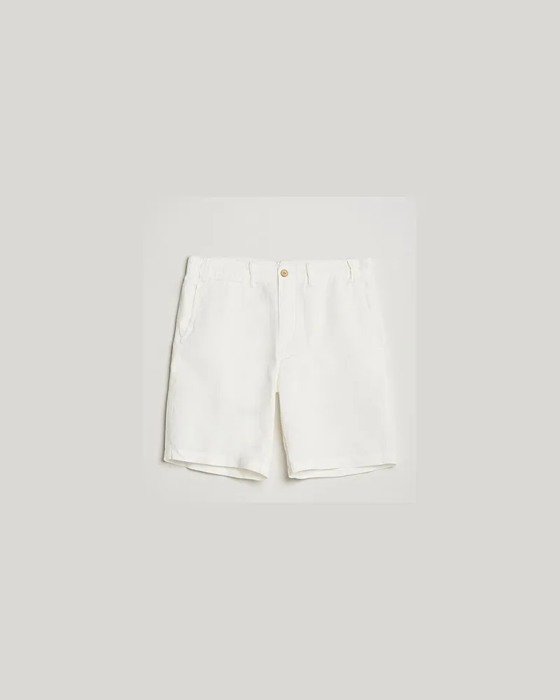 Ralph Lauren Cotton/Linen Shorts Deckwash White Weiß