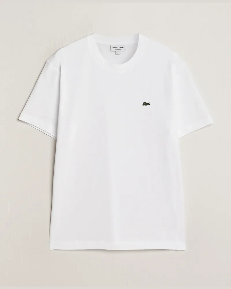 Lacoste Crew Neck T-Shirt White Weiß