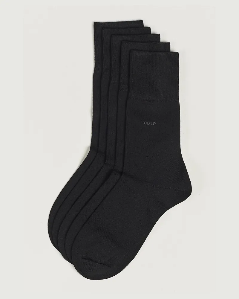 CDLP 5-Pack Bamboo Socks Black Schwarz